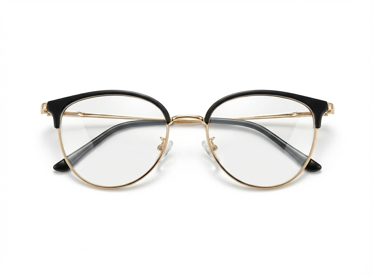 Eyezaar Premium Gold Glasses for Men & Women | Model: EYEZAAR-0001