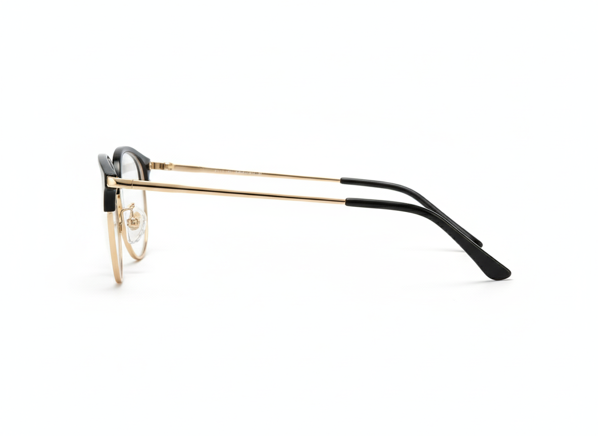Eyezaar Premium Gold Glasses for Men & Women | Model: EYEZAAR-0001