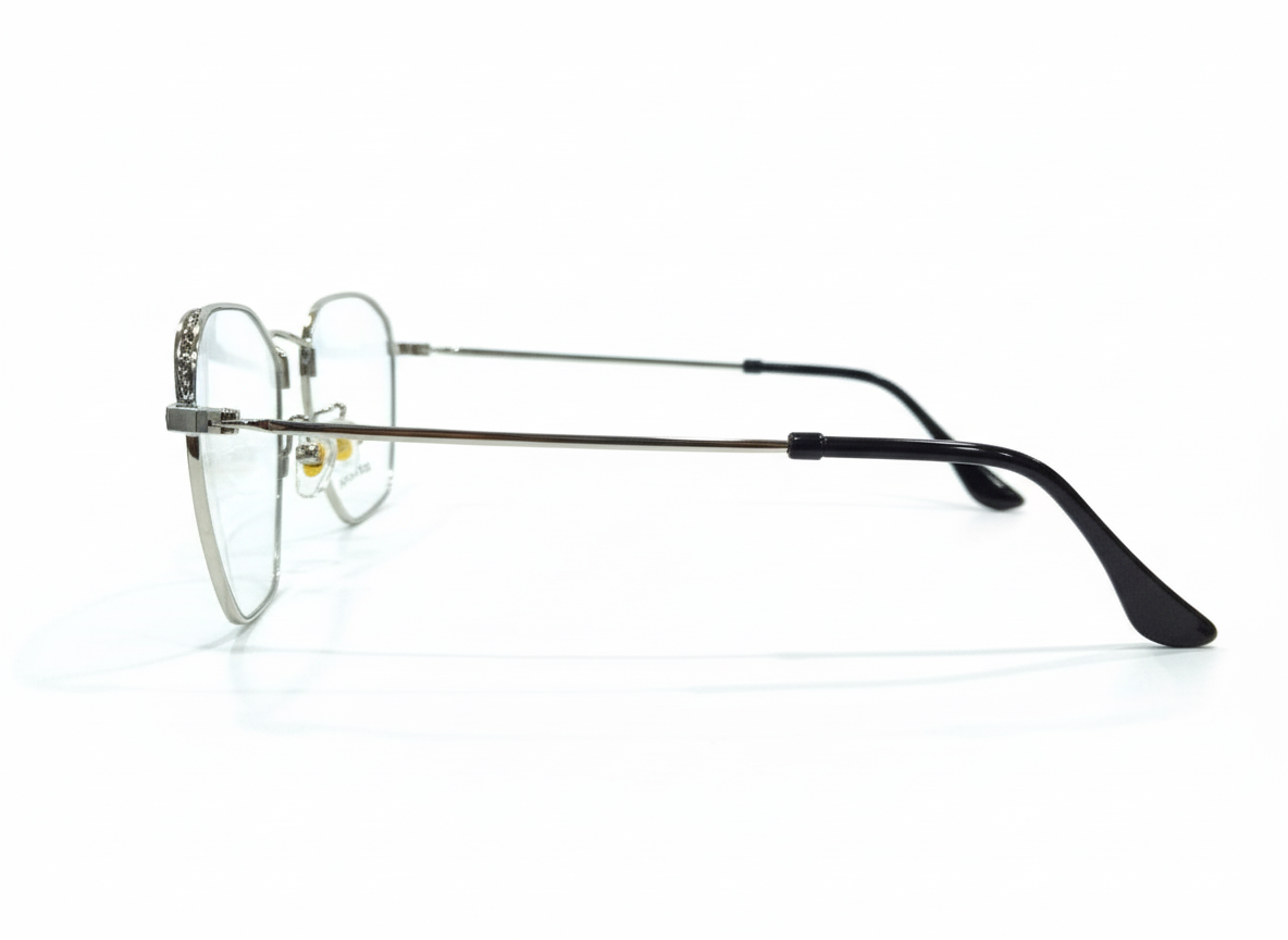 Eyezaar Premium Silver Glasses for Men & Women | Model: EYEZAAR-0002