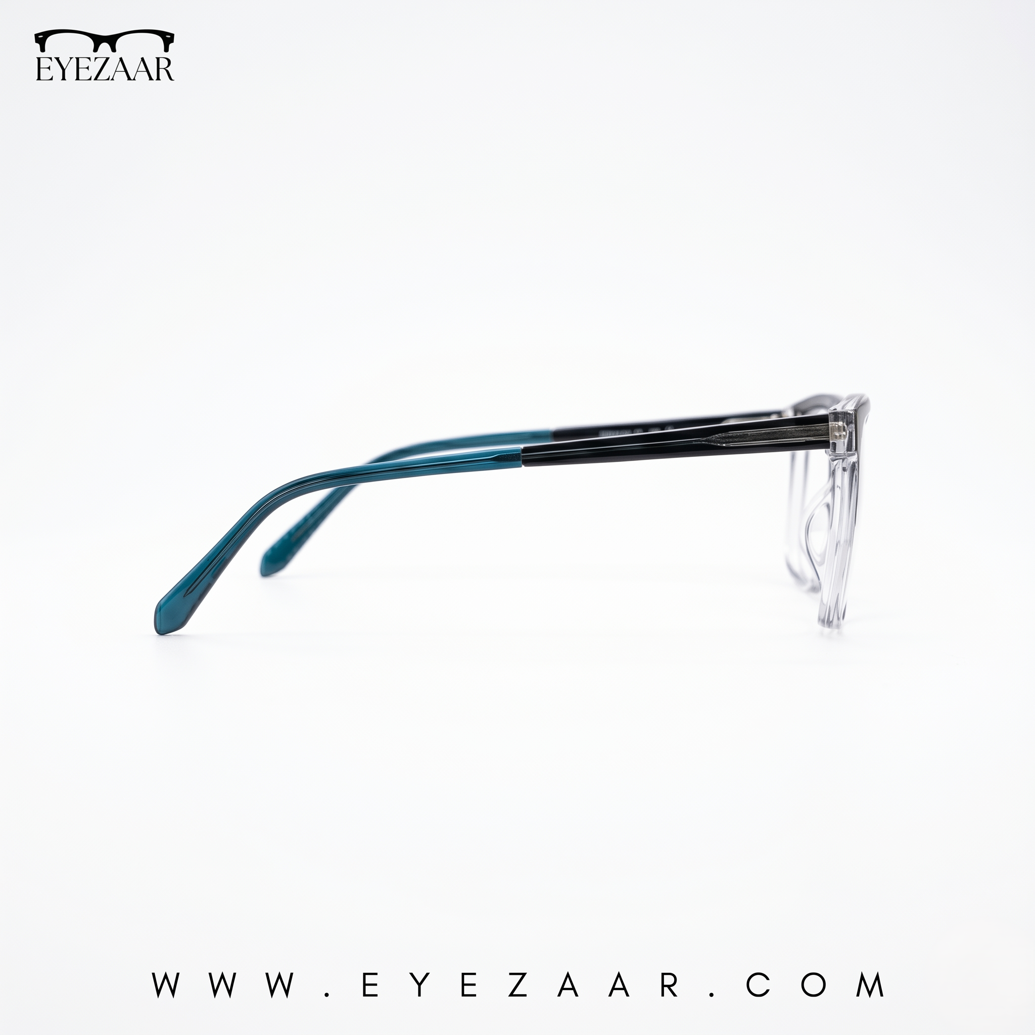 Eyezaar Transparent Blue Gradient Glasses for Men & Women | Model: EYEZAAR-0023