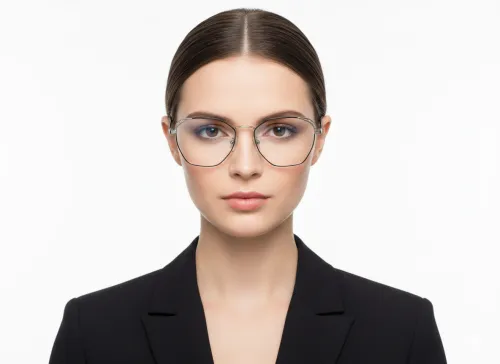 Eyezaar Premium Silver Glasses for Men & Women | Model: EYEZAAR-0002