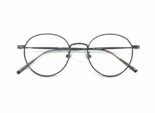 Eyezaar Premium Grey Oval Glasses for Men & Women | Model: EYEZAAR-0003