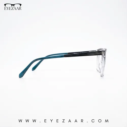 Eyezaar Transparent Blue Gradient Glasses for Men & Women | Model: EYEZAAR-0023