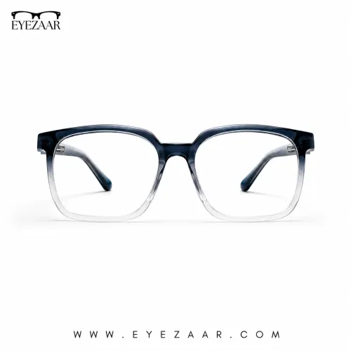 Eyezaar Transparent Blue Gradient Glasses for Men & Women | Model: EYEZAAR-0023